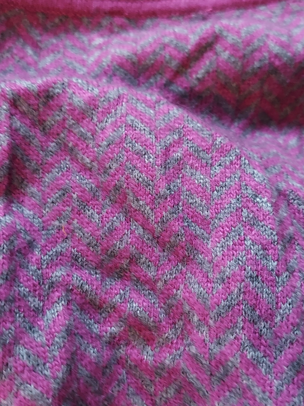 Talbots Burgundy Knit Single-Button Cardigan - Picture 4 of 6